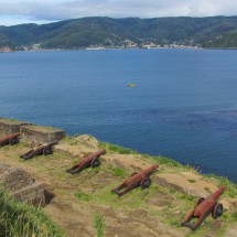 Fortress of Niebla with Bahia Corral